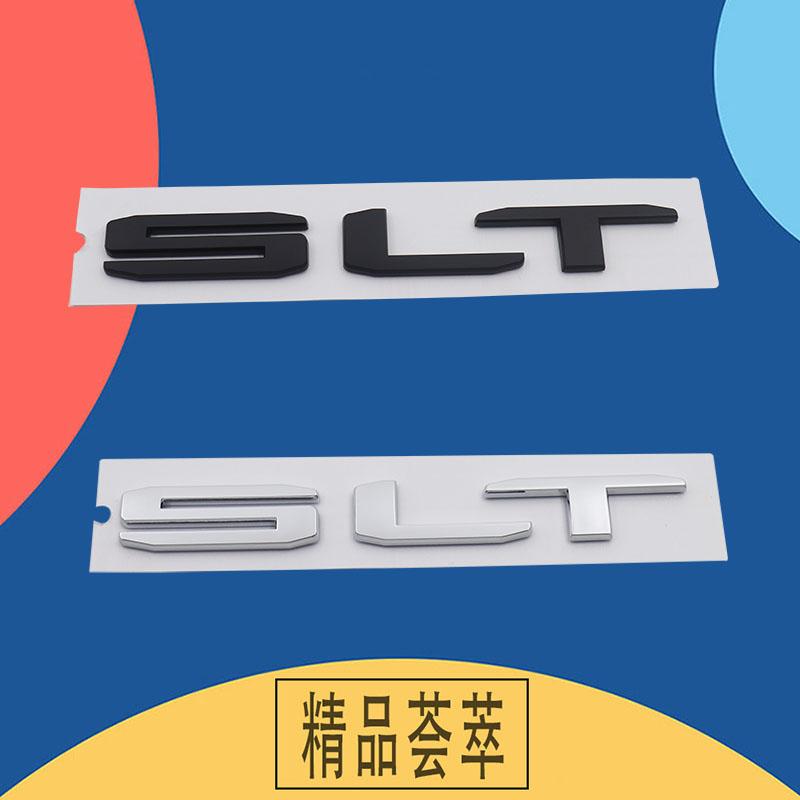 3D Premium ABS SLT Sticker Tail Bumper Badge Auto Rear Trunk Emblem Accessories Exterior Decoration