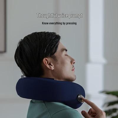 Philips Smart Inflatable Neck Massage Travel Pillow CN Plug (adapter Included)