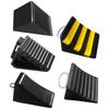 Anti-slip Auto Parking Wedges Car Stopper Tire Block Rubber Wheel Chock Support Pad Car Trailer Wheel Chock With Handles