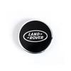 New 4 X LAND ROVER CENTRE CAPS BLACK RANGE ROVER SPORT EVOQUE DISCOVERY 63mm