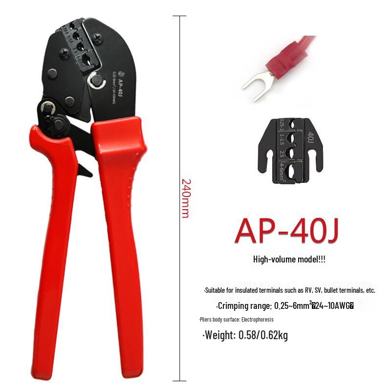 AP Series Multi-functional Insulated Terminal Crimping Pliers: O-type & U-type