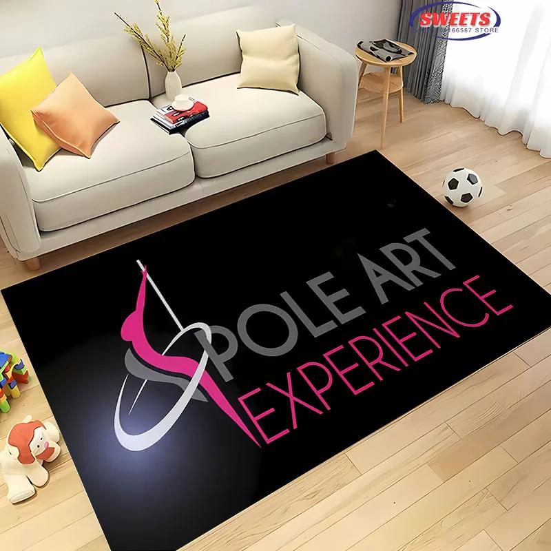 New Product! Pole Dance Art Print Carpet for Home Decor Mats Pole Dance Classroom Large Area Four Seasons Floor Mat Fast Arrival