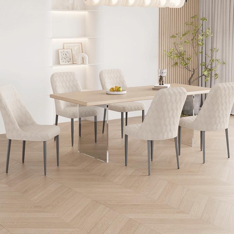 Curved Chair Cover High Elasticity Integrated Backrest Full Coverage Chair Cover Non-Slip Wear-Resistant Dining Chair Protector