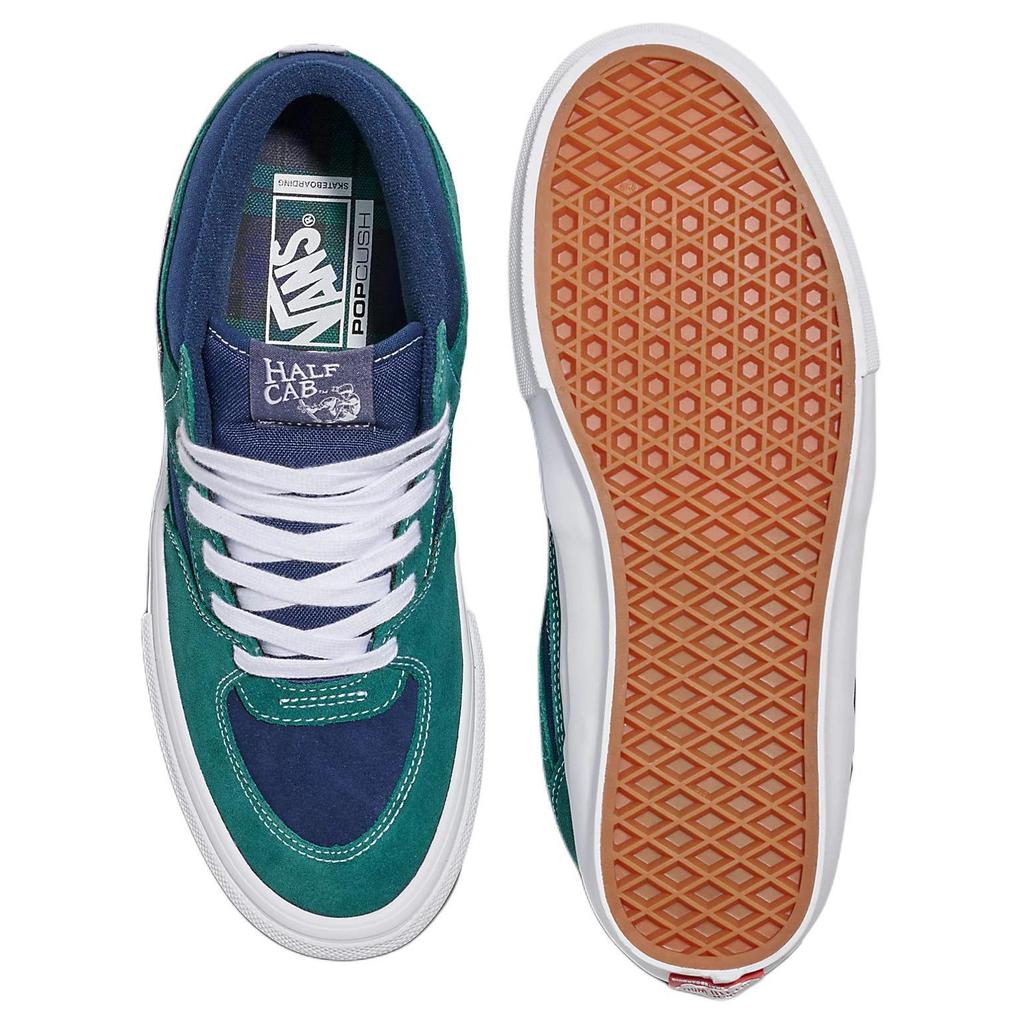 Vans Skate Half Cab Comfortable Versatile Low Top Skate Shoes Unisex Sneakers Green Blue VN0A2Z34BLG