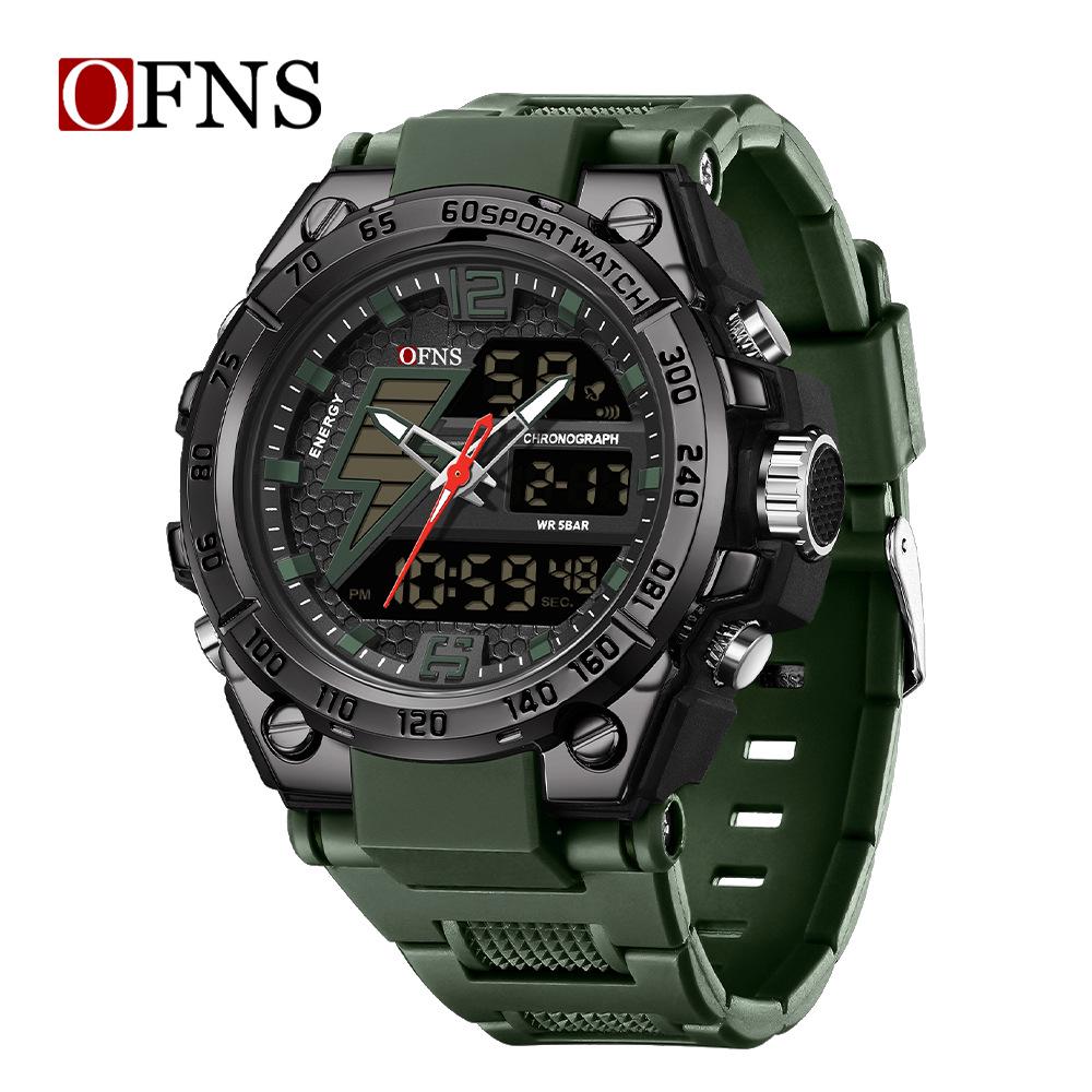 Sanda Youth Tactical Luminous Multifunction Waterproof Men's Electronic Watch