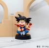 Dragon Ball Childhood Little Goku Hugs Puer Ya Mu Tea Little Follower Figures Doll Pvc Model Statue Collection Toys Ornamen Gift
