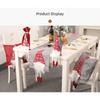 Rudolph Design Christmas Table Runner with Hanging Legs Suitable for Holiday Dining Tables and Farmhouse Style Decorations