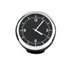 OUNONA Automobile Clock for Car Dashboard with Luminous Mechanical Display Thermometer Hygrometer Steel Core Pointer Easy No-Drill Installation for