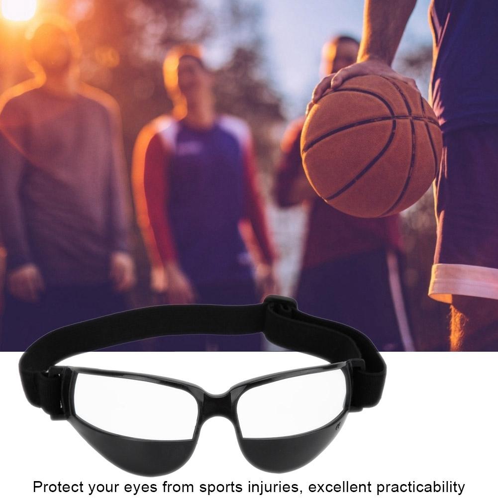 Basketball Dribbling Training Augenschutzbrille Outdoor Sportbrille (Schwarz)