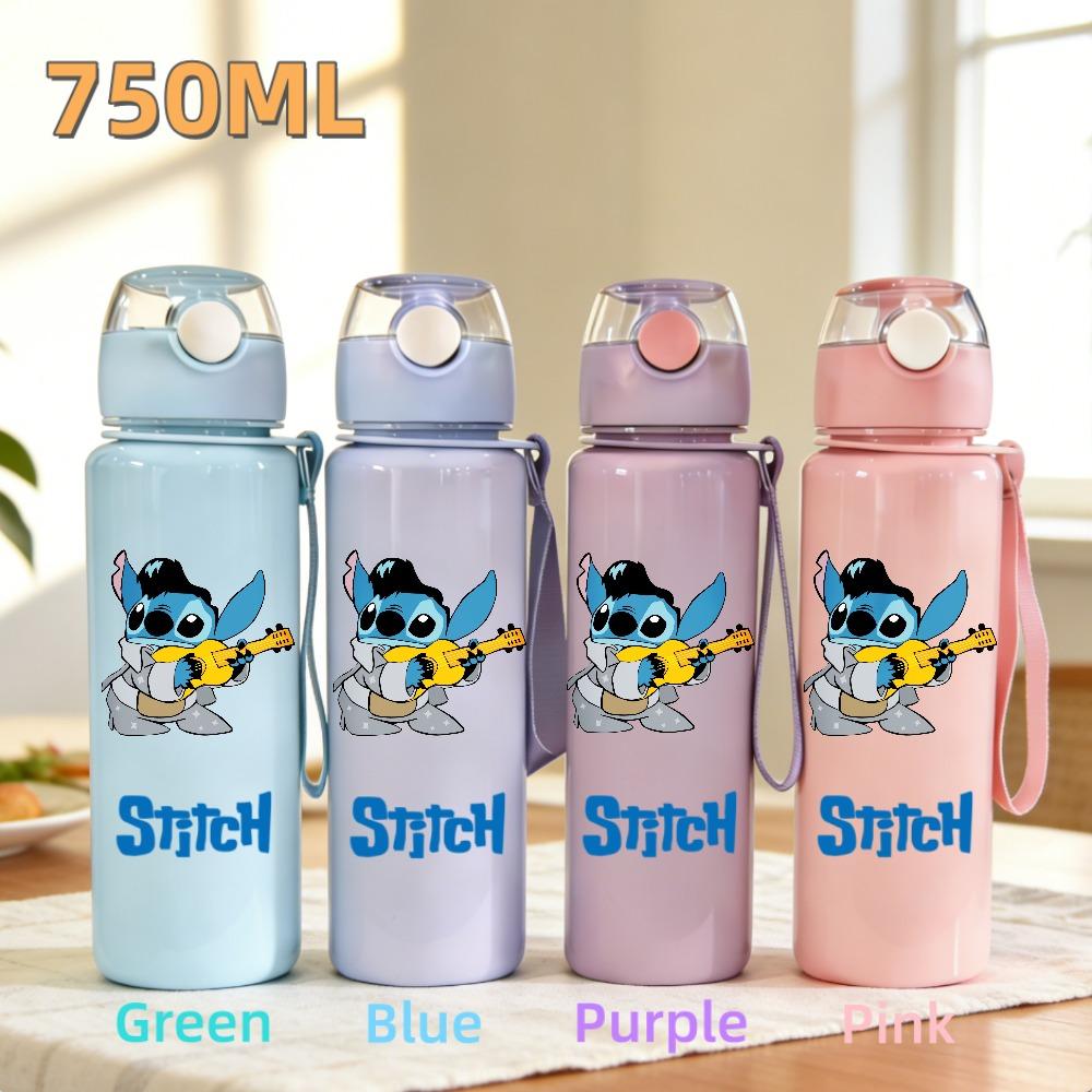 Cute And Charming Stitch Water Bottle 800ml Children 304 stainless steel thermos cup Girls Boys Sports Mug School Office Attachment Present