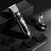 Rechargeable Professional LCD Hair Clipper Set with Digital Display for Salon and Bald Head Shaving