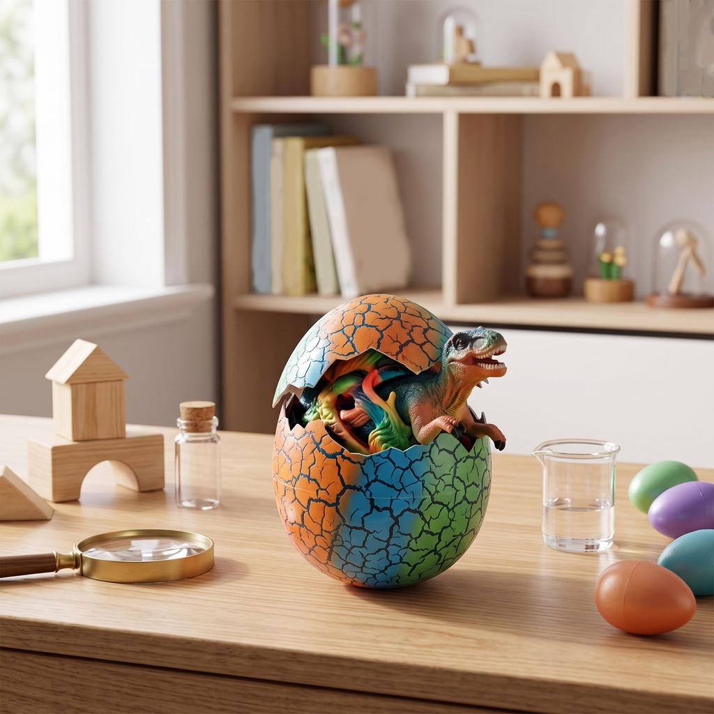Dinosaur Egg Expanding Toy for Kids - Educational Growing Dinosaur Model Science Learning Kit