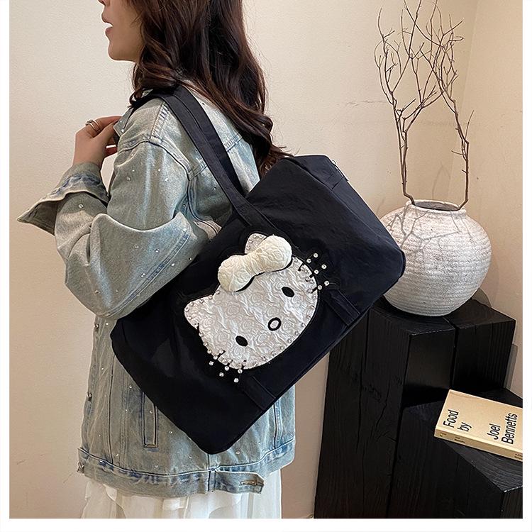 Dámská taška přes rameno Kitty 2025: Velkokapacitní taška pro dojíždění a přenosná kabelka