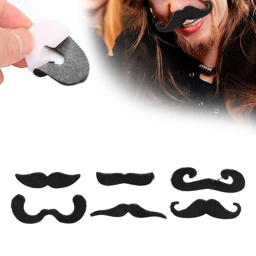 Funny Realistic Fake Beard Halloween Halloween Fake Mustache Photobooth Props   Prom