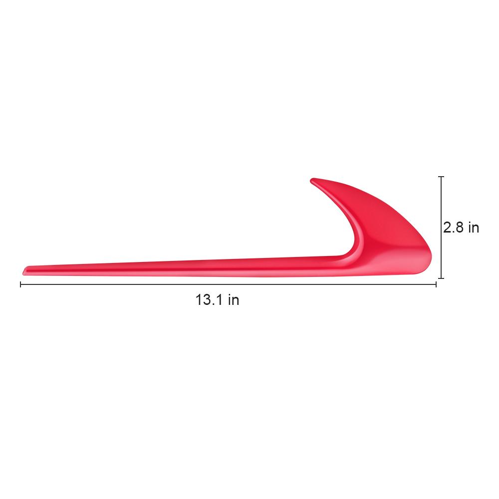 2pcs/set Red Side For Mercedes Wing Sticker AMG BRABUS Fender Side Sticker for AMG Mercedes Benz Rocket BRABUS A/B/C/E/S/ Class