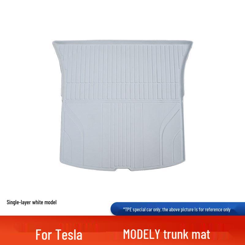 Compatible Tesla Model Y Refresh Floor Mats: 25 Models of TPE Trunk & Car Mats