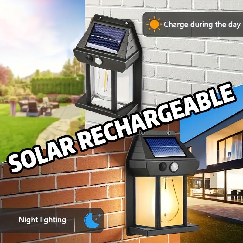 Solar Motion Sensor Outdoor Light, LED Street Light, Semi Embedded Installation, Suitable for Steps, Courtyards, Porches, Front Doors, Sidewalks