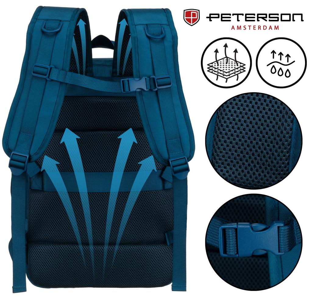 PTN 24421-5104 Blue Travel Backpack