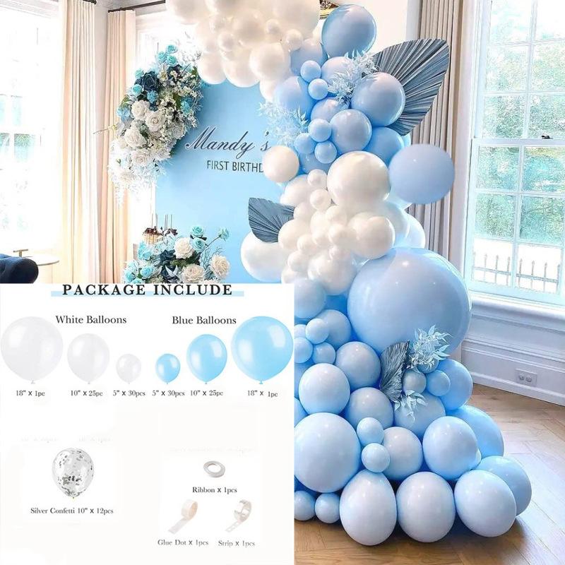 

Birthday Balloon Premium Balloon Wedding Floating Air Ball Set Birthday Arrangement Balloon Atmosphere Ocean Package 004