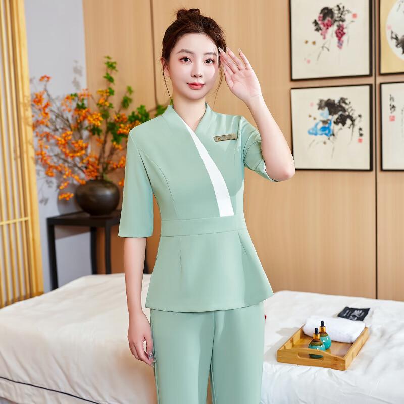 

Женский дышащий профессиональный комплект униформы для сферы красоты и ухода за беременными 2XL