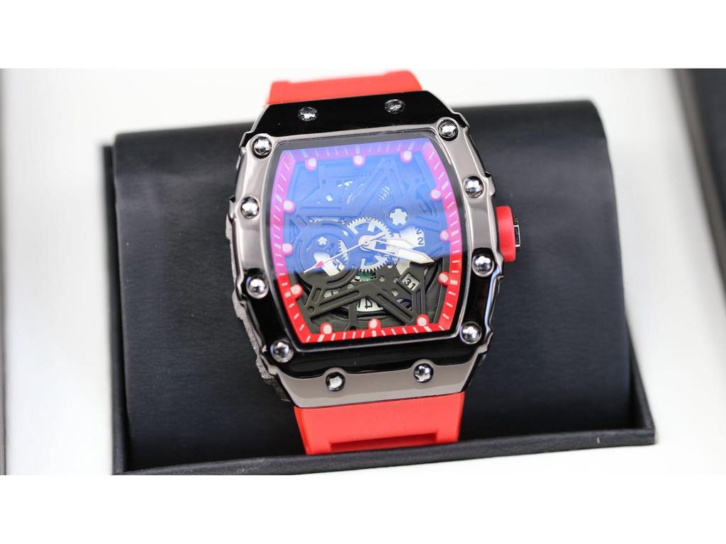 ZIDO Men's Luminous Star Barrel Watch - Trendy, Waterproof, Bold Design