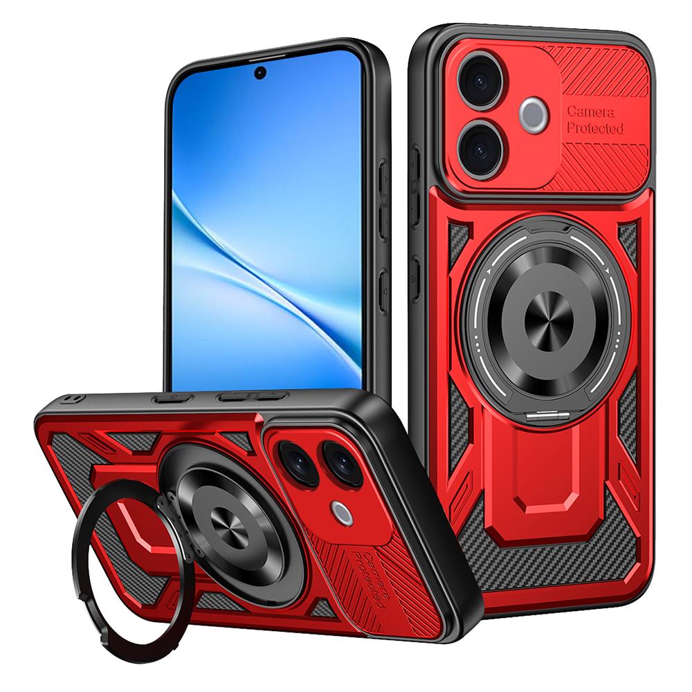Magnetic Case For Vivo V60 Lite 5G / V60 Lite 4G Rotating Kickstand TPU + PC Phone Cover