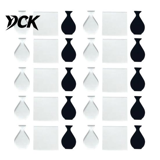 Magnetic Picture Frames 10Pcs DIY Fridge Magnet Kit, Clear Acrylic Photo Frame Set Set, Custom Making Kit for Crafts, Kitchen, Classroom Mini