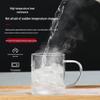 Shangqi Heat-Resistant Glass Mug Set with Gold Stand