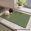New Customizable Non-Slip Absorbent Kitchen Drying Mat for Cups, Plates, and Bowls