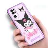 Kuromi Melody Černý Silikonový Kryt na Telefon Pro Honor 70 90 Lite X40 GT X50 i X5 Plus X6A X6S X7A X8A X8B X6 X7 X8 X9 4G X9A X9B 5G