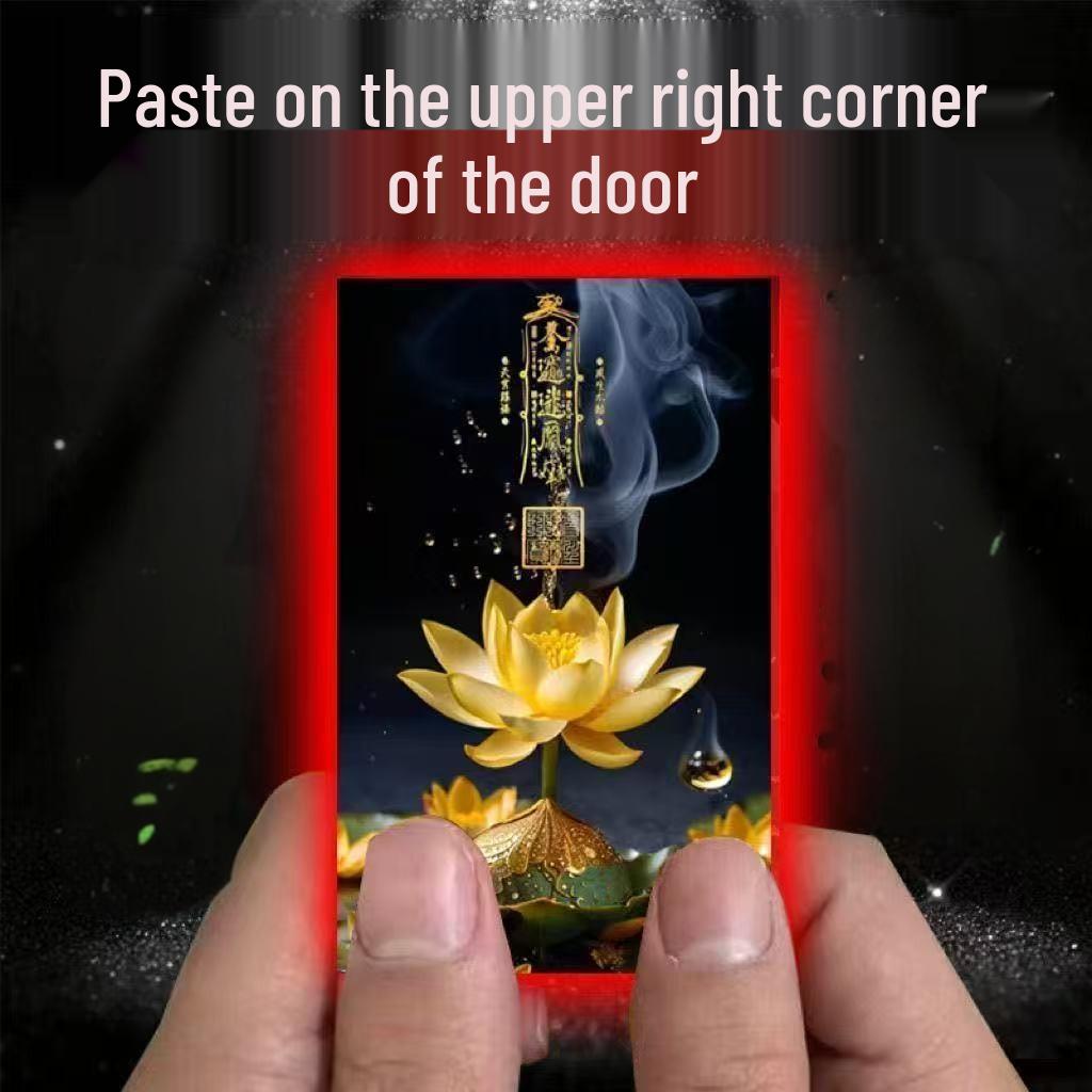 

2025 Cai Shen Fortune Gathering Ornaments: Door Plates & Stickers for Entrance & Hallway Decor, Handicrafts & Gifts. Acrylic