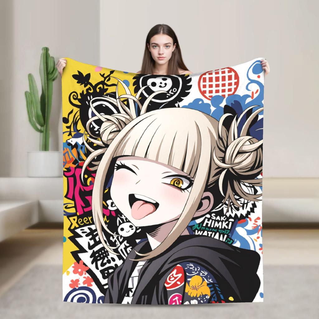 My Hero Academia Super Soft Blankets  Airplane Travel Plush Throw Blanket Aesthetic Couch Bed Flannel Bedspread Sofa Bed Cover