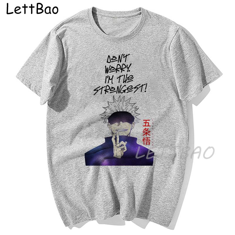 Jujutsu Kaisen Characters T Shirt Women Harajuku Streetwear Tees Sukuna Clothes Japanese Female Anime