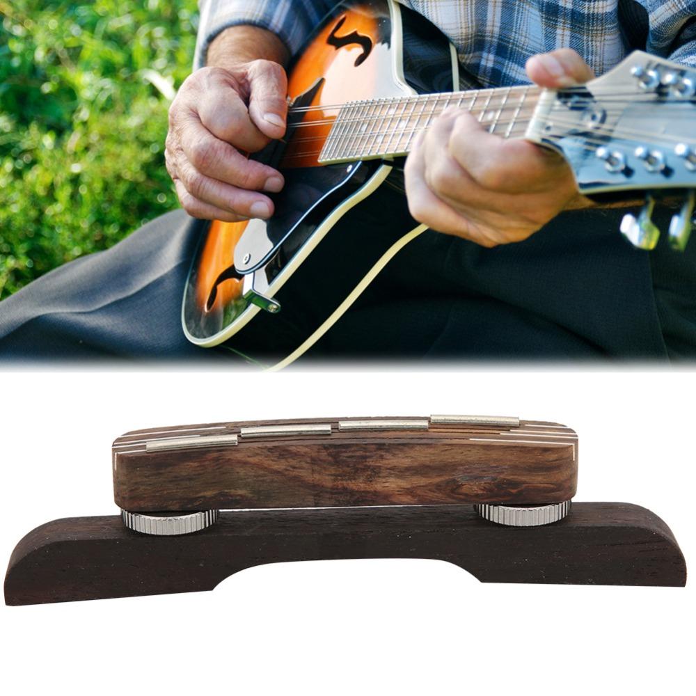 Rosewood Material Rosewood Bridge Wooden Color 4-String Bridge For 4-String Mandolin