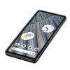 Case for Google Pixel 7,Pixel 7a,Pixel 7 Pro,Pixel 8,Pixel 8 Pro.Carbon Fiber PU Splicing Fine Grain PU Paired with Red Vertical Stripes Phone Case
