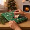 Adventskalender mit Acryl-Ornamenten - Weihnachts-Countdown-Geschenk für und Familie