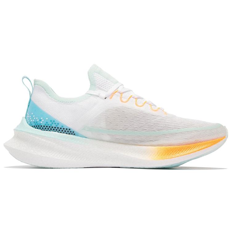 New LiNing Feidian Challenger Durable Breathable Low Top Running Shoes White Blue ARMS011-1