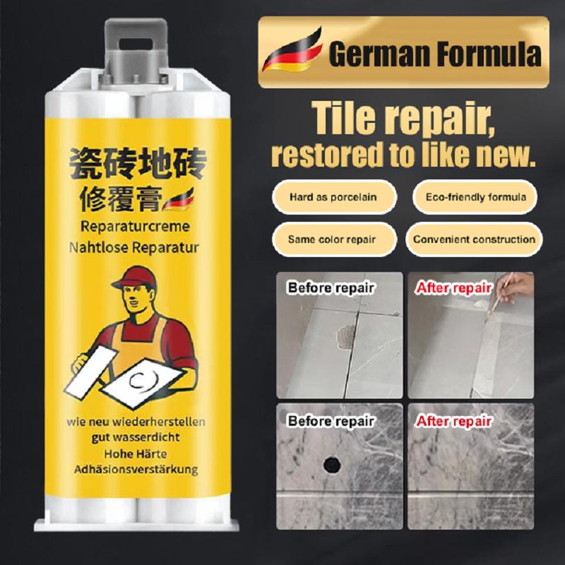 Sada na opravu prasklin v dlaždicích a kameni Nastavitelná barevná opravná pasta na dlaždice Opravná pasta na díry v podlahových dlaždicích 85 g s nástroji Oprava prasklin