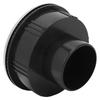 Outlet Cover 87mm Air Conditioning Outlet Black Round Shape AC Air Outlet ABS Air Vent Car Use