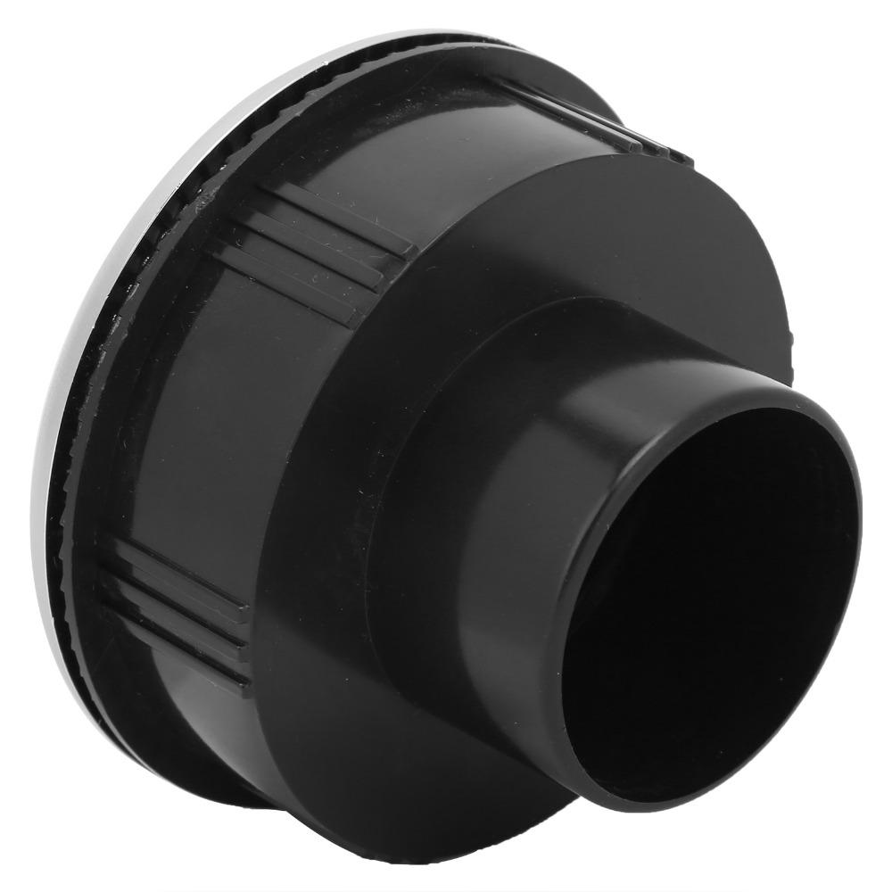 Outlet Cover 87mm Air Conditioning Outlet Black Round Shape AC Air Outlet ABS Air Vent Car Use