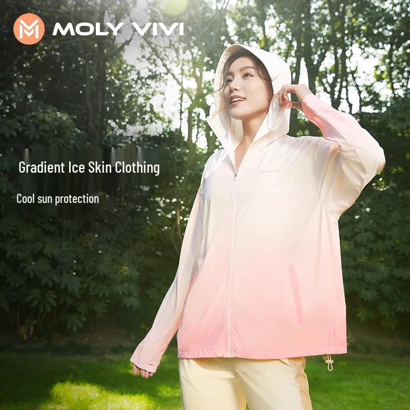 

MOLY VIVI Women s Gradient Lightweight Sun Protection Hoodie M
