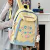 Two-dimensional Yuan Cute Backpack Autumn New 2025 Japanese Cartoon Cute Large-capacity High School Student Schoolbag