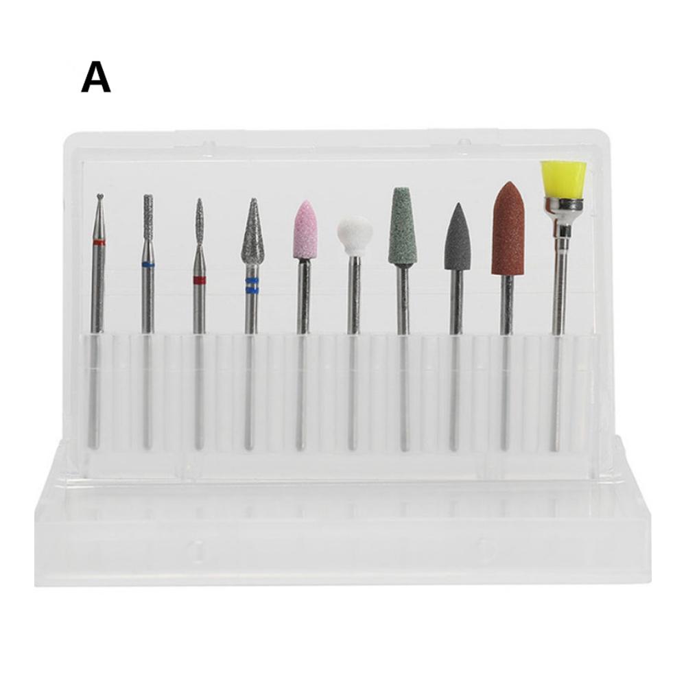 30st rotera diamant nagelborrskärare burr nagelband ren borr för elektrisk maskin manikyr