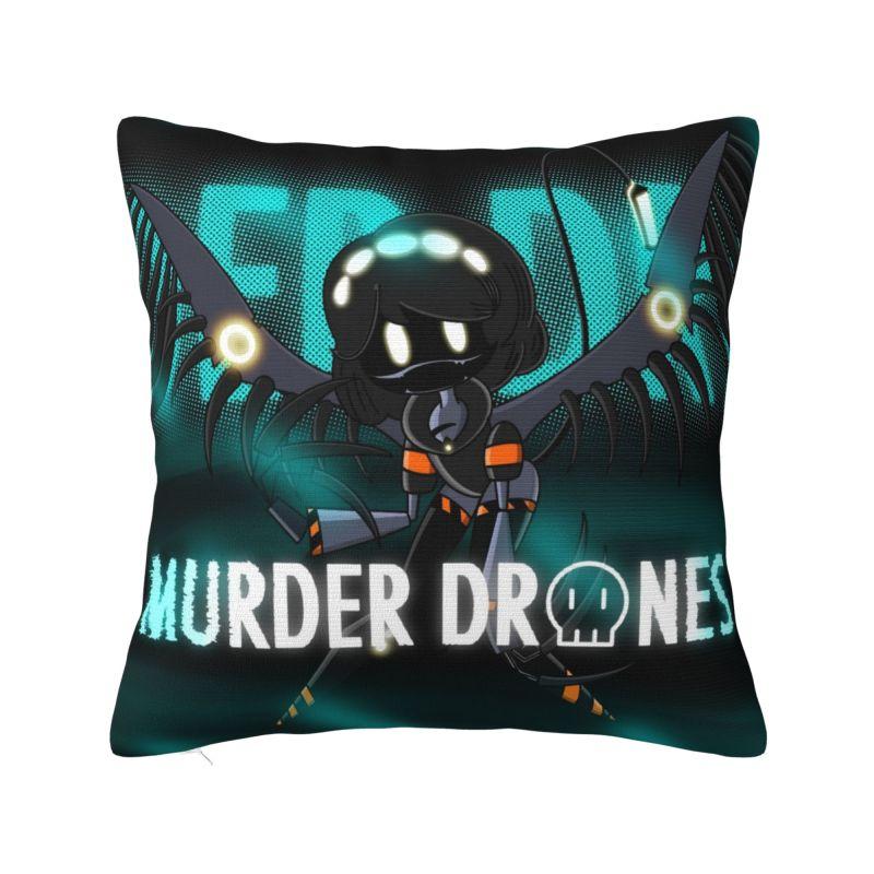 Custom Murder Drones Anime Luxury Pillow Cover Bedroom Decoration Games Movies Cushions for Sofa