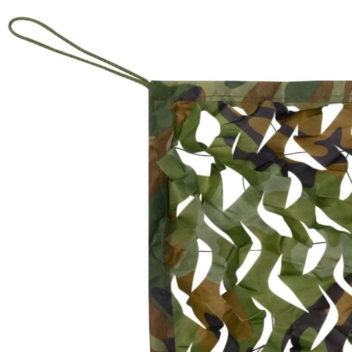 VidaXL Filet de camouflage avec sac de rangement 6 x 8 m