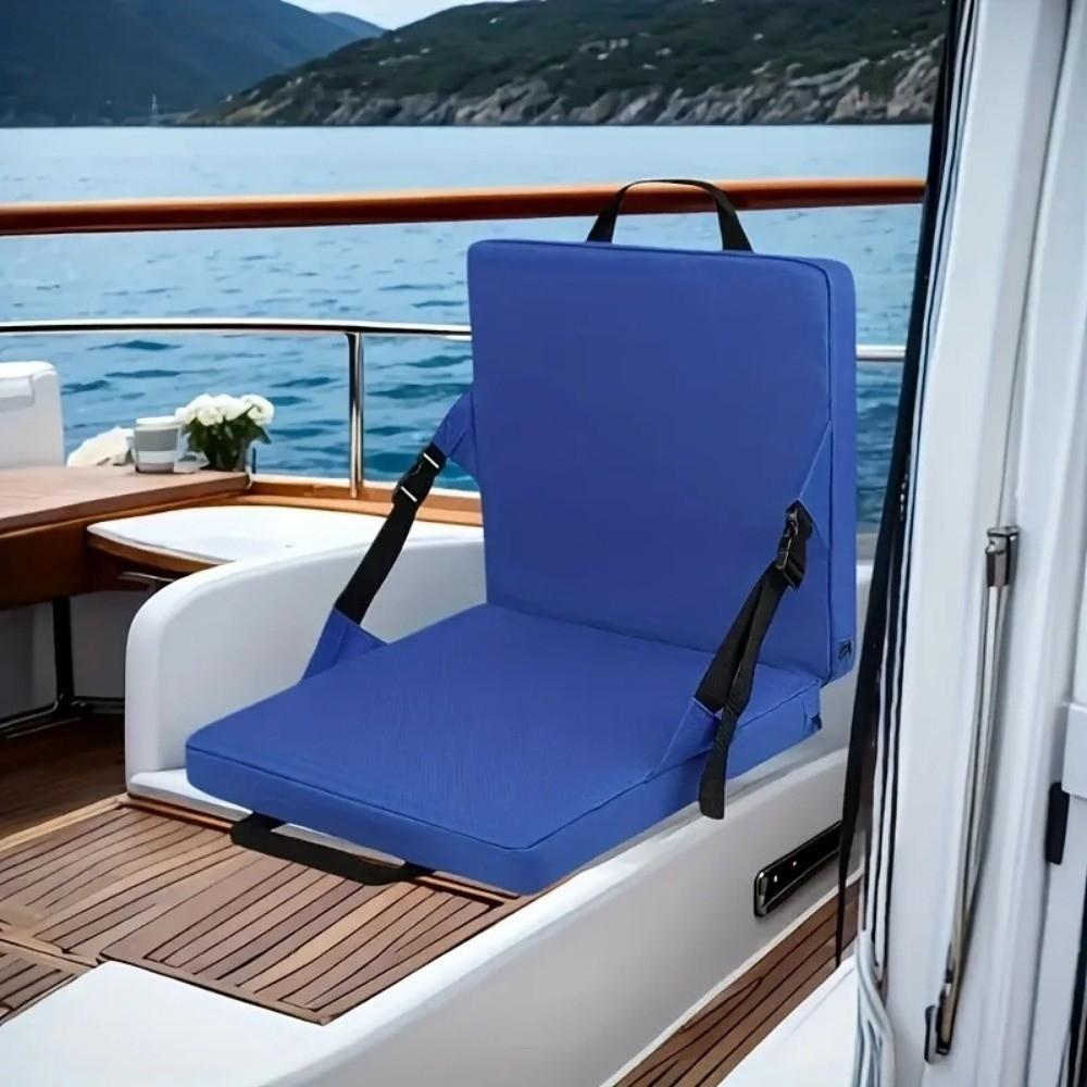 Soft Sponge Cushion Beach Chair Cushion Durable Construction Backrest Seat Mat  Sports Stands
