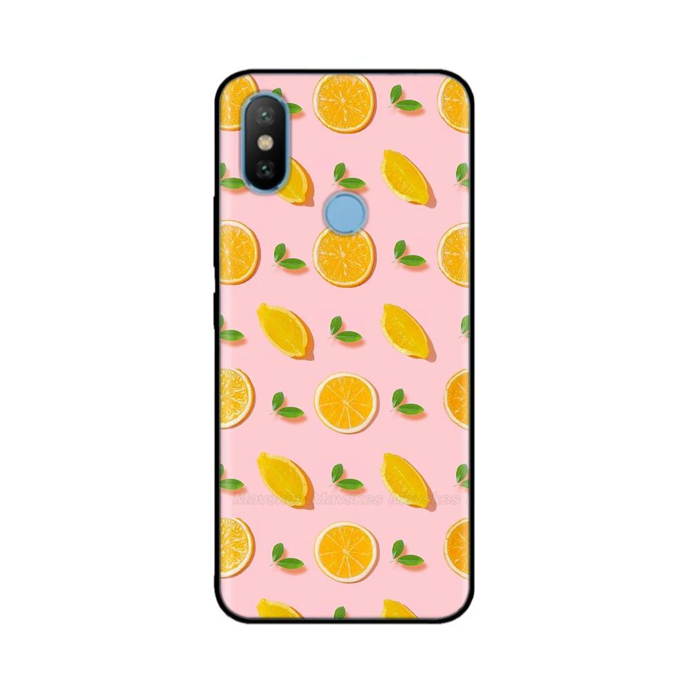 For Xiaomi Mi A2 Lite MiA2 Case Cute Heart Flower Back Cover Soft Silicone Phone Case For Xiaomi Mi A2 Lite A2lite Fundas Bumper