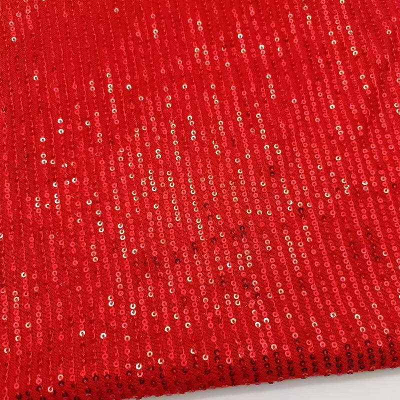 Wide 130cm Mesh Micro Stretch Small Sequins Clothing Fabric for DIY Sewing Clothing Dress Wedding Dresses Party Tablecloth Cloth