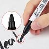 12pcs Black large-capacity erasable marker pen for whiteboard, with water-based ink.