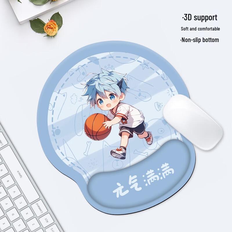 Силиконовая подставка под запястье и коврик для мыши Fumede